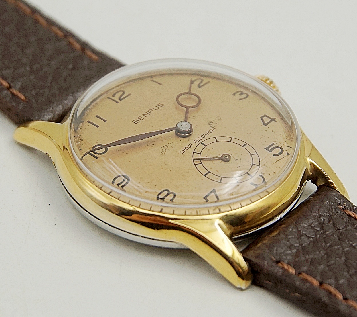 นาฬิกาเก่า BENRUS ไขลานสองเข็มครึ่ง