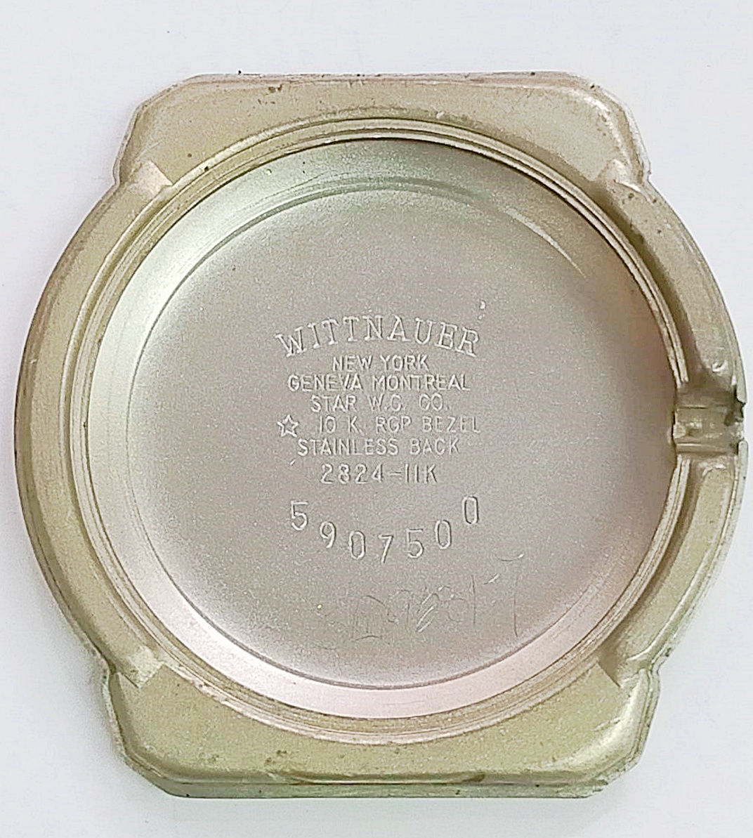 นาฬิกาเก่า WITTNAUER BY LONGINES ไขลานสองเข็มครึ่ง