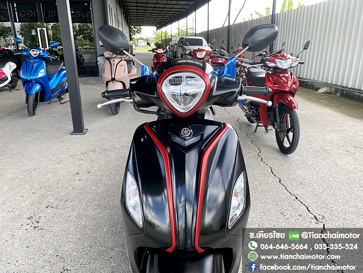 ★ดาวน์2,000★GRAND FILANO ปี 66 สีดำ เครื่องเดิมดี ชุดสีสวย ประหยัดน้ำมัน เครื่องดี ศูนย์ดี ใช้งานได้ทั้งครอบครัว ราคา 49,900