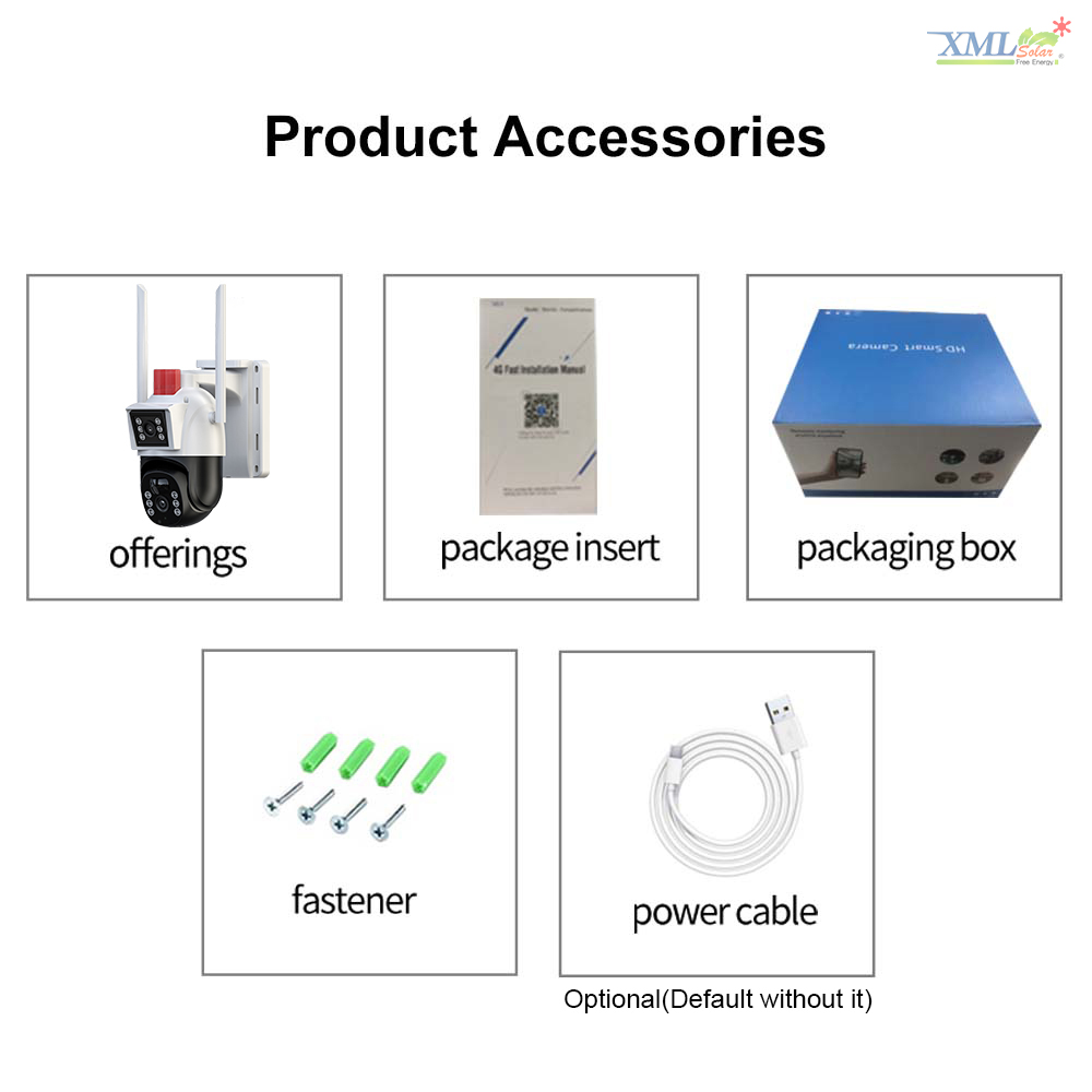 กล้องวงจรปิดโซล่าเซลล์ 4MP EseeCloud (4G) Solar CCTV Camera With 4G รุ่น SCG402P10