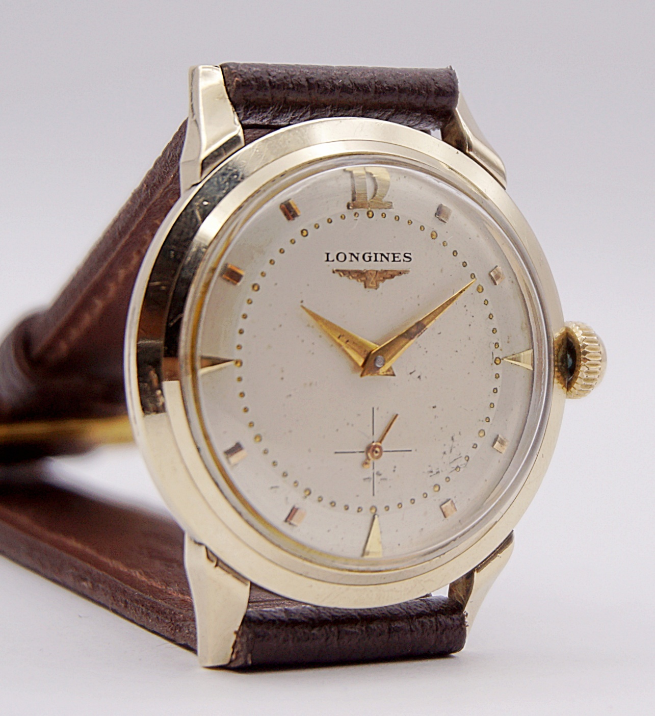 นาฬิกาเก่า LONGINES ไขลานสองเข็มครึ่ง