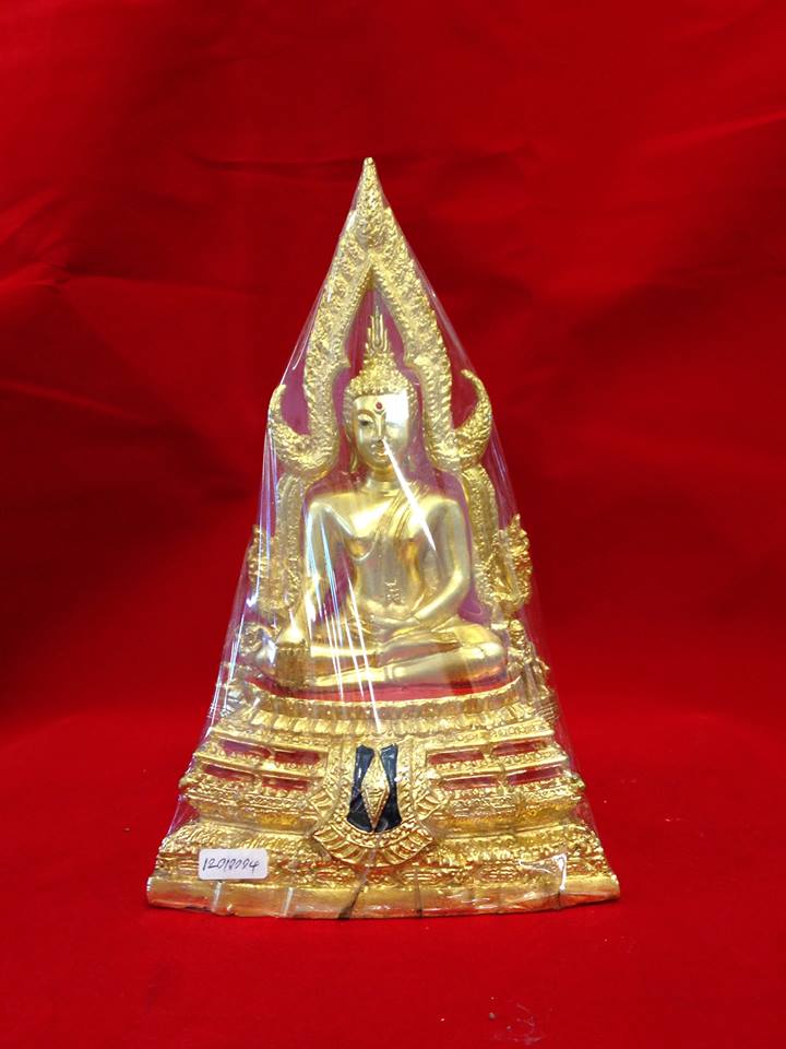 พระพุทธชินราช ปิดทองแท้ 3 นิ้ว ฐาน2 ขั้น งดงามที่สุดในประเทศ รหัส 0004