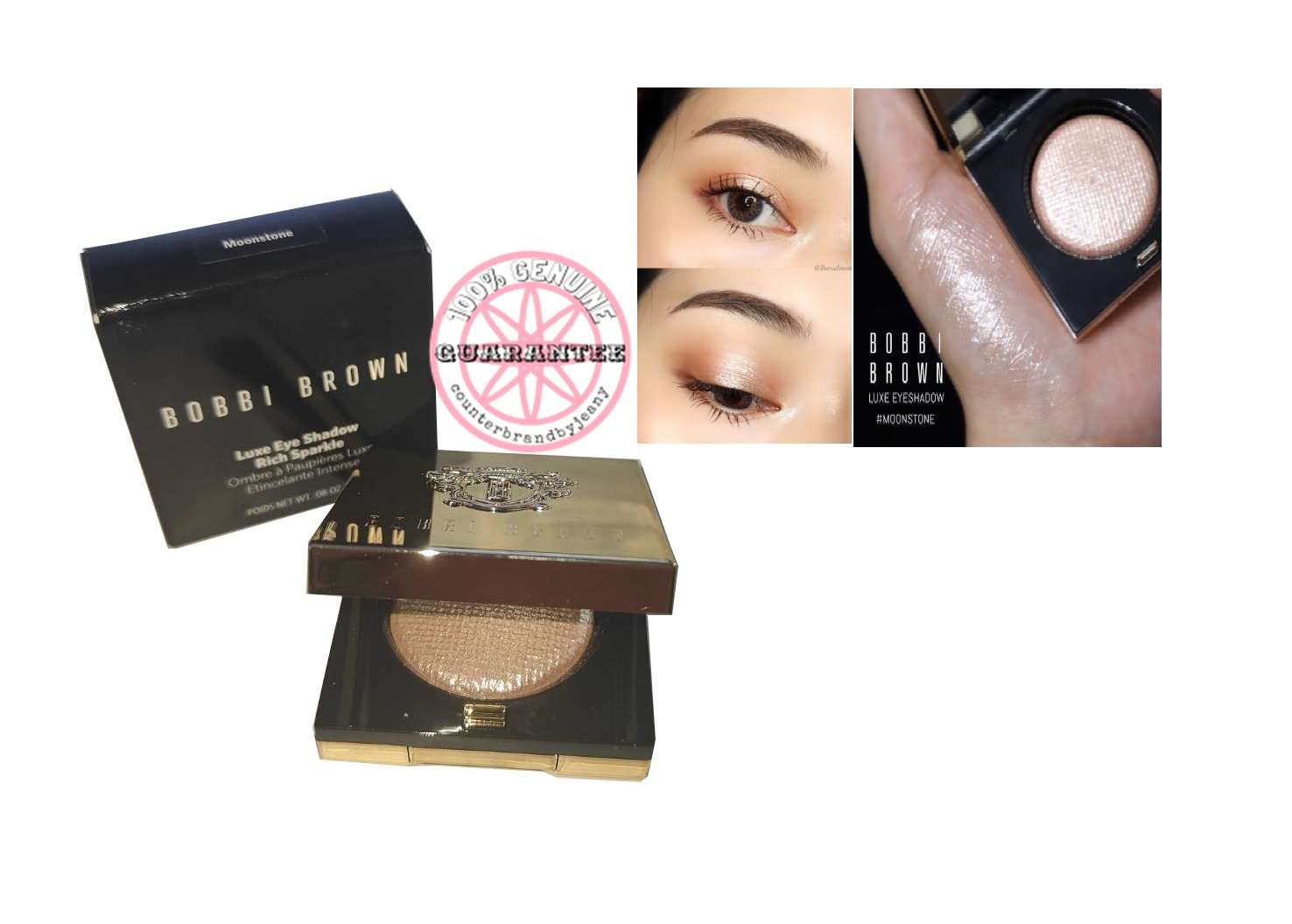PRE-ORDER: BOBBI BROWN Luxe Eye Shadow Rich Sparkle #MOONSTONE