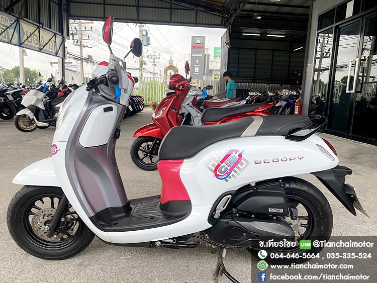 ★ดาวน์2,000★SCOOPY-I ปี66 CLUB12 ตัวท็อป สมาร์ทคีย์ สีสวยแจ่ม เครื่องแน่นเดิม วิ่งน้อย ขับขี่คล่องตัว ราคา 45,900
