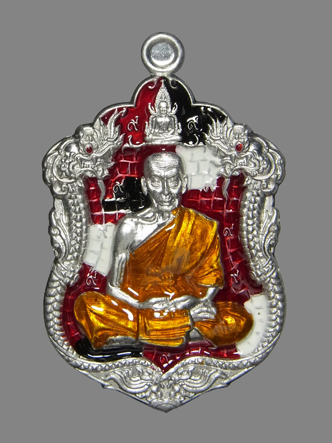 เหรียญเสมาพญานาคคู่ หลวงพ่อพัฒน์ ปี2563
