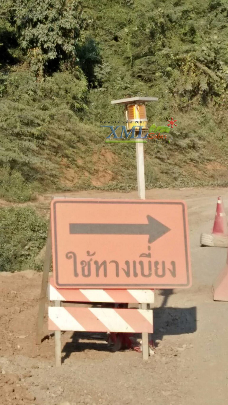 ไฟไซเรนพลังงานแสงอาทิตย์ (แสง : สีเหลือง) 10 watt