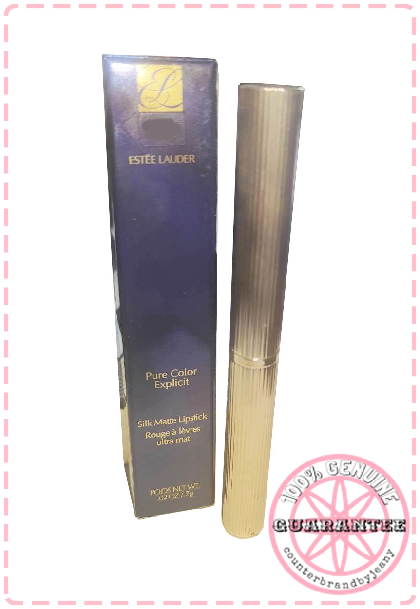 PRE-ORDER: ESTEE LAUDER Pure Color Explicit Slik Matte Lipstick 2.7g