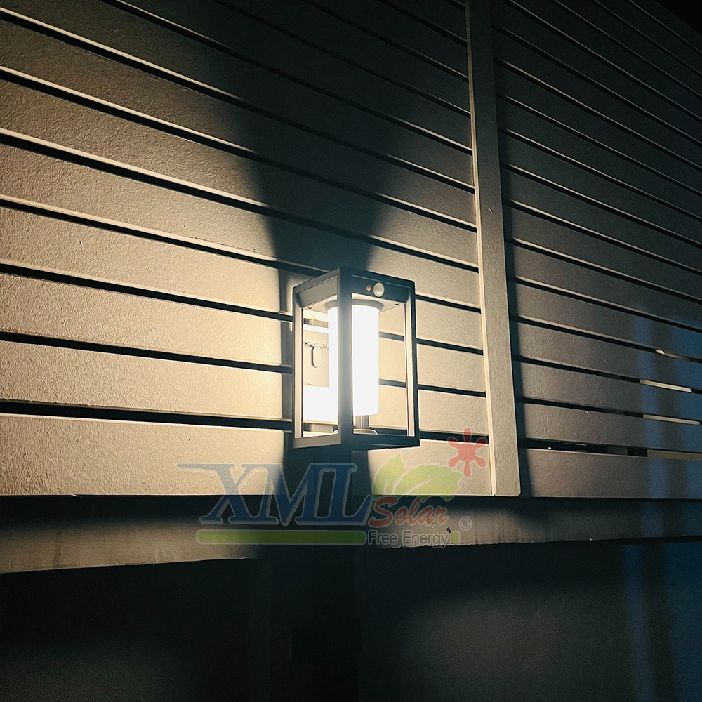 โคมไฟติดผนังโซล่าเซลล์ รุ่น TB-284 (เปิดได้ 3 แสง)