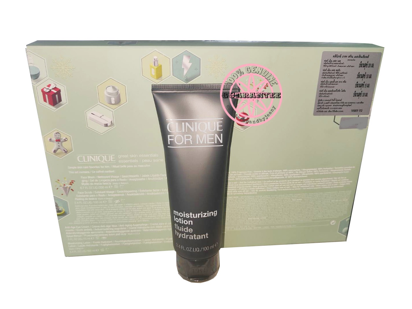 CLINIQUE for Men Moisturizing Lotion 100mL แยกเซต MFG04/22 (พร้อมส่ง)