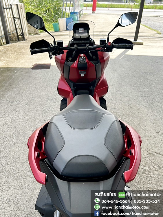 ★ฟรีดาวน์★ADV350 ปี67 สีแดง วิ่งเพียง 7000 กิโล ชุดสีสวยเป๊ะ เหมือนใหม่มาก เครื่องเดิมแน่น เครื่องแรงเร้าใจ ราคา 149,000