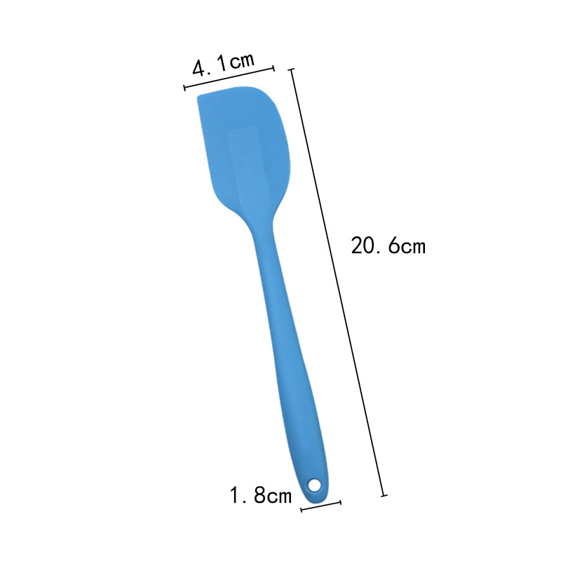 ไม้พายซิลิโคนทั้งด้าม 20.6x4.1 cm. ไซส์เล็ก (เลือกสีไม่ได้ คละสีให้นะคะ)