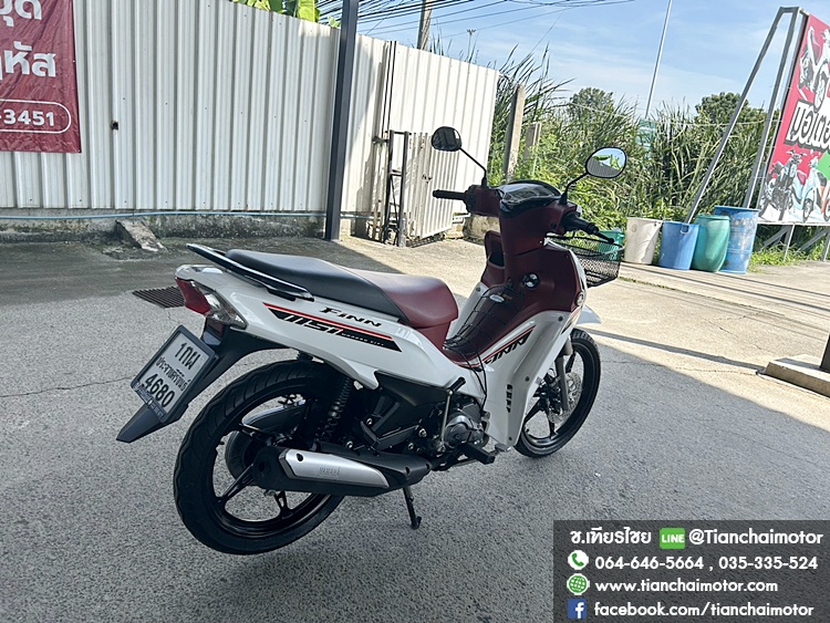 FINN ปี66 วิ่งเพียง 6000 กิโล เครื่องเดิมๆ ใช้งานทนทาน เครื่องแน่น ศูนย์ดี ชุดสีสวย ประหยัด ขับขี่นิ่มๆ ราคา 39,900