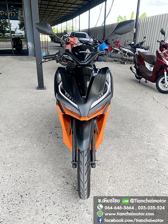 ★ดาวน์8,000★CLICK150 ปี 62 สีดำส้มเท่ๆ กุญแจรีโมท เครื่องเดิมแน่น ชุดสีสวยรอบคัน เครื่องดี ศูนย์ดี ประหยัดน้ำมัน ราคา 44,500