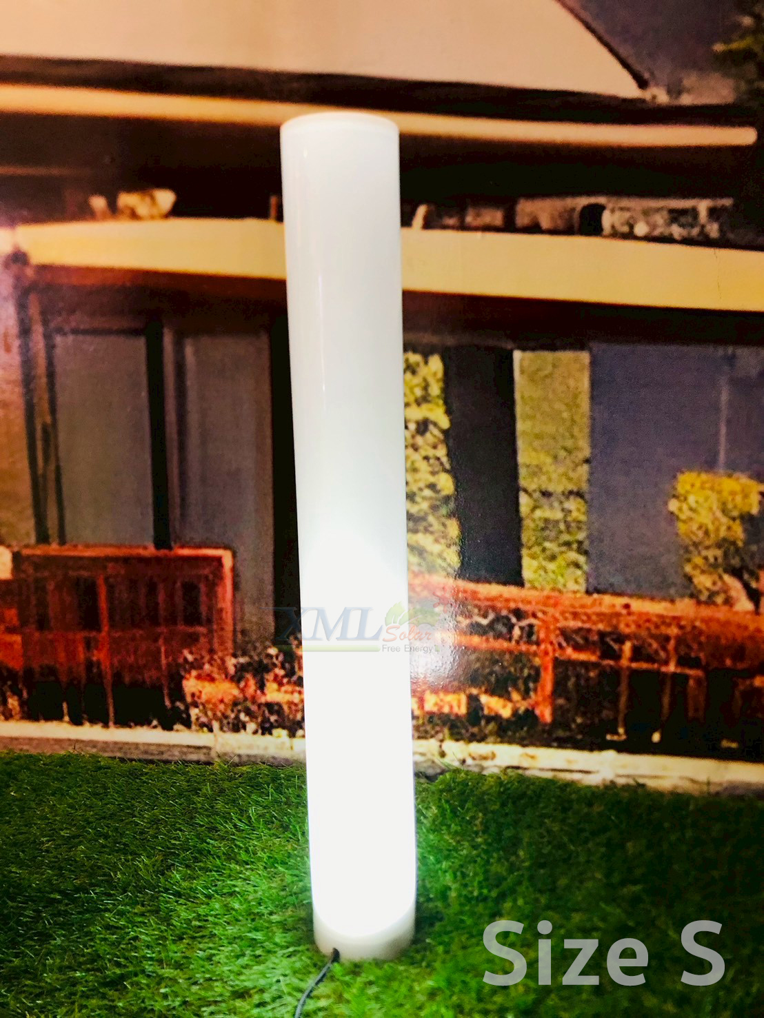 โคมไฟตั้งพื้นโซล่าเซลล์ รุ่น TC-11838 (แสงขาว + เหลืองวอมไวท์)