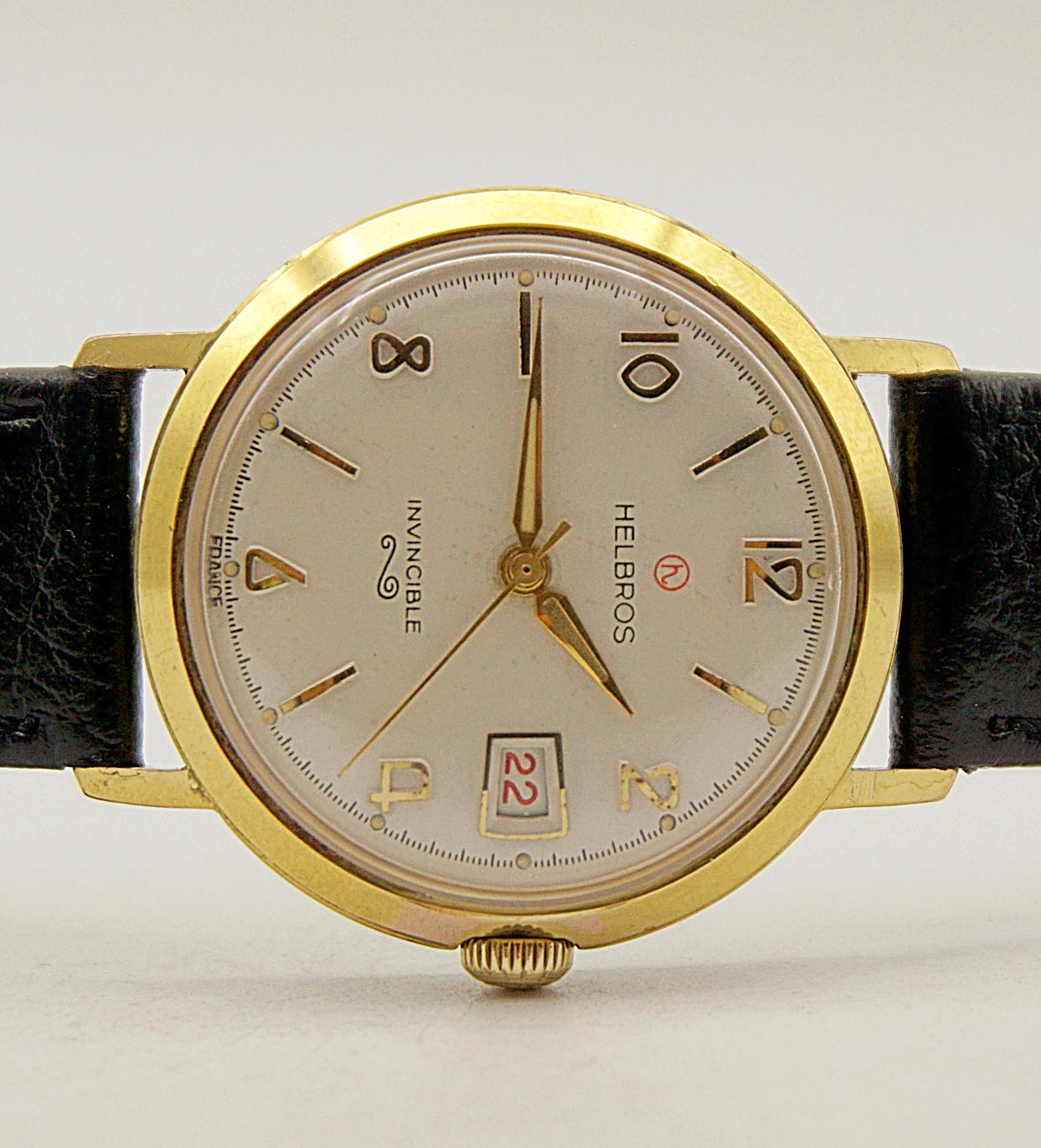 นาฬิกาเก่า HELBROS ไขลาน