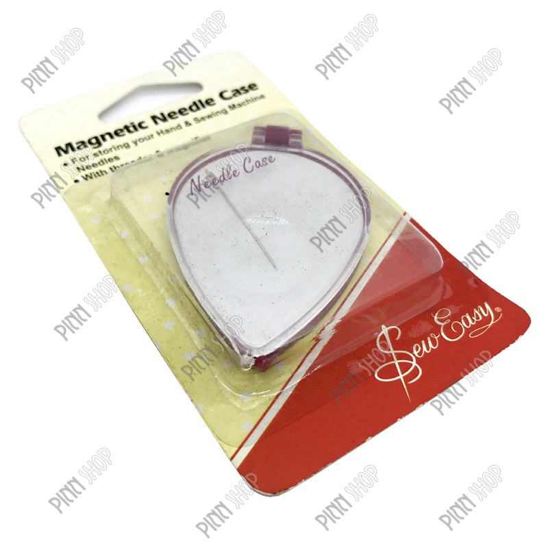 กล่องแม่เหล็กเก็บเข็ม พร้อมเข็มเย็บ 2 เล่ม
