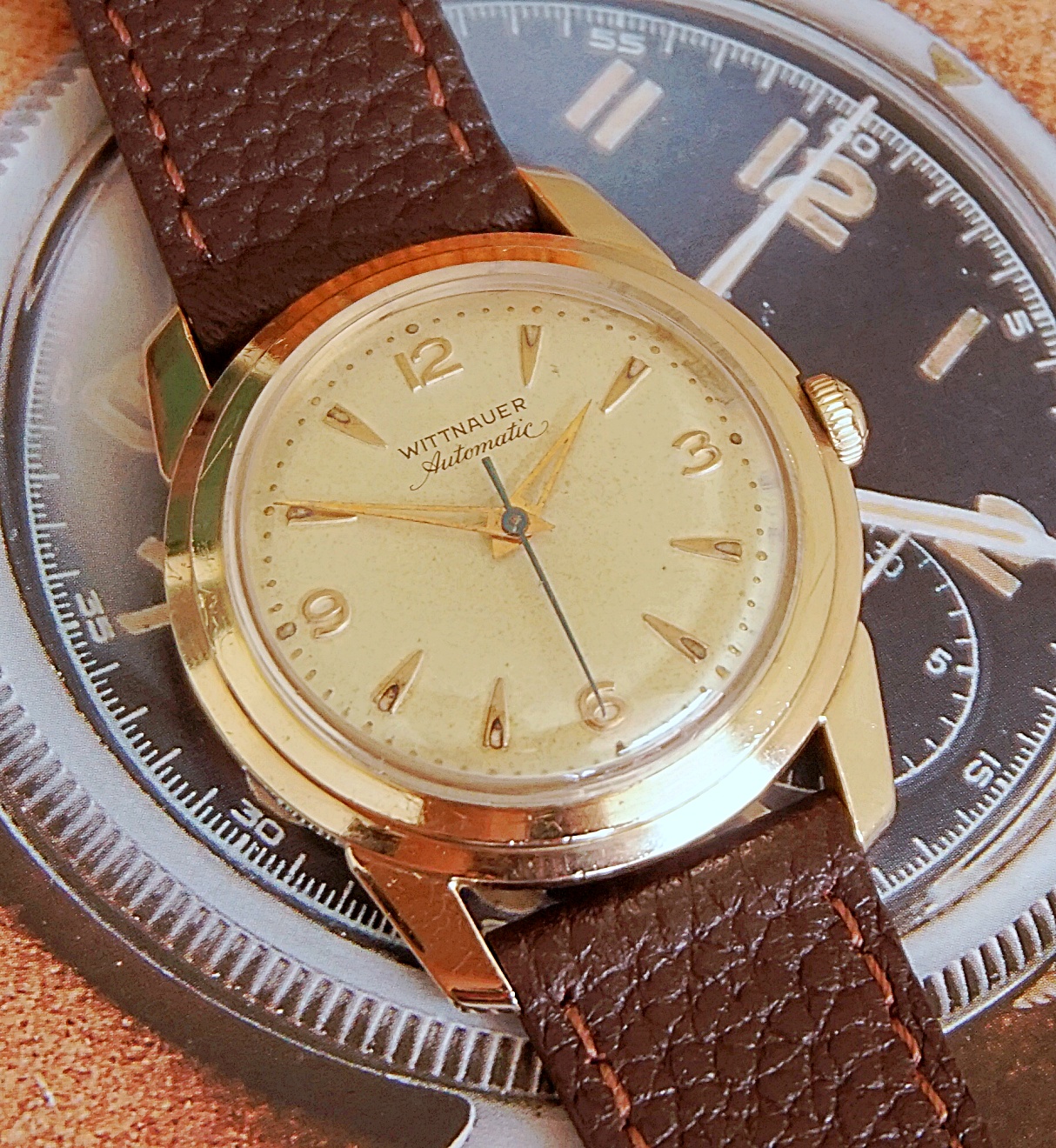 นาฬิกาเก่า WITTNAUER BY LONGINES ออโตเมติก