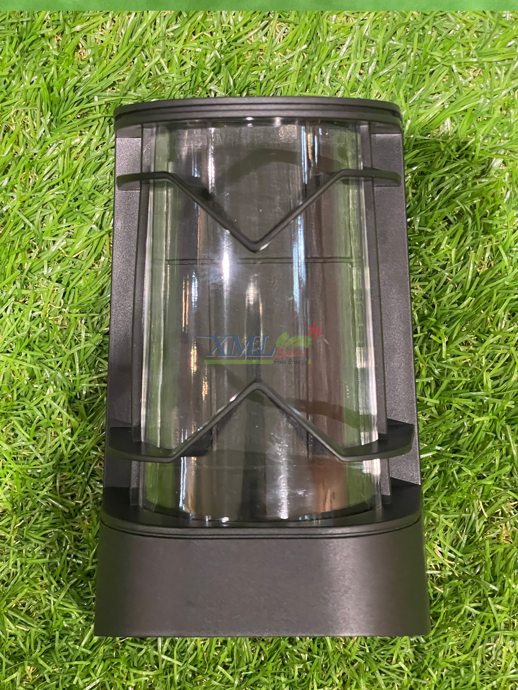 ไฟผนังโซล่าเซลล์ รุ่น MD-SOLAR-H1001 ระบบสว่างค้าง (แสง : เหลืองวอมไวท์)(1 แถม 1)