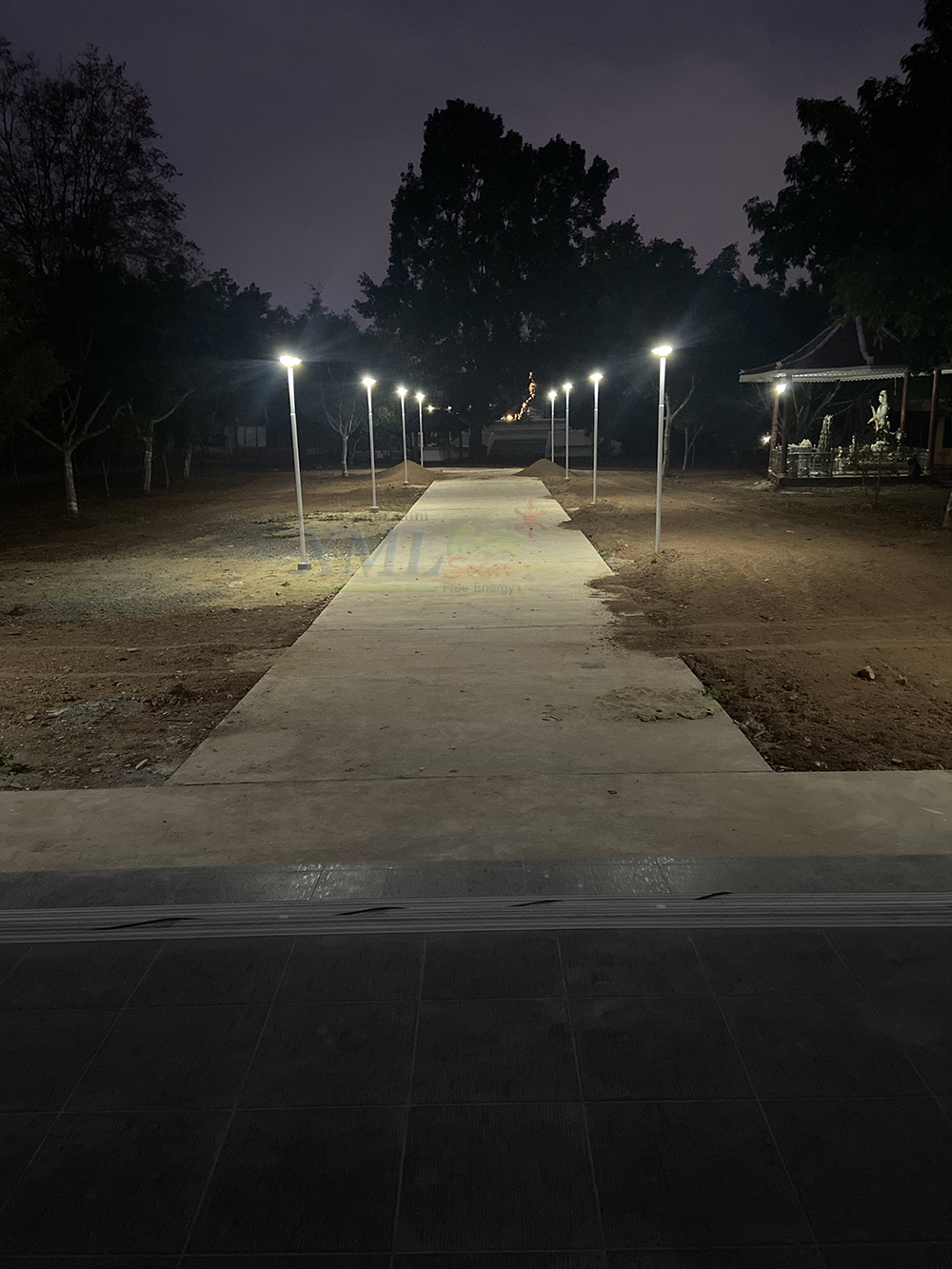 โคมไฟ UFO ทรงสี่เหลี่ยม รุ่น Modi x XML + ระบบ Motion รุ่น 300w (เปิดได้ 3 แสง)