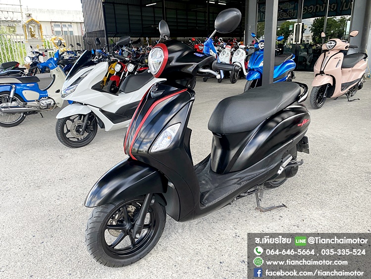 ★ดาวน์2,000★GRAND FILANO ปี 66 สีดำ เครื่องเดิมดี ชุดสีสวย ประหยัดน้ำมัน เครื่องดี ศูนย์ดี ใช้งานได้ทั้งครอบครัว ราคา 49,900