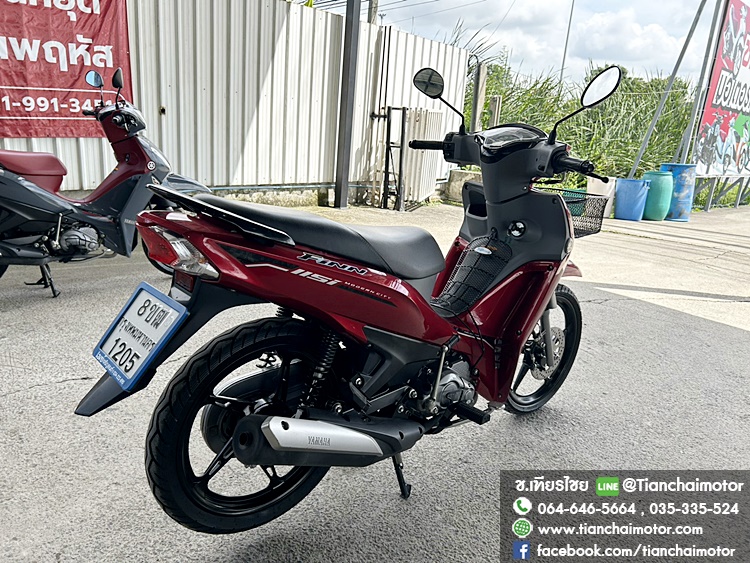 ★ดาวน์3,500★FINN ปี67 สีแดง ล้อแม็กซ์ วิ่งเพียง 3000 กิโล ชุดสีสวย เครื่องเดิมๆ เครื่องแน่น ขับขี่นิ่ม ประหยัด ศูนย์ดี ราคา 40,900