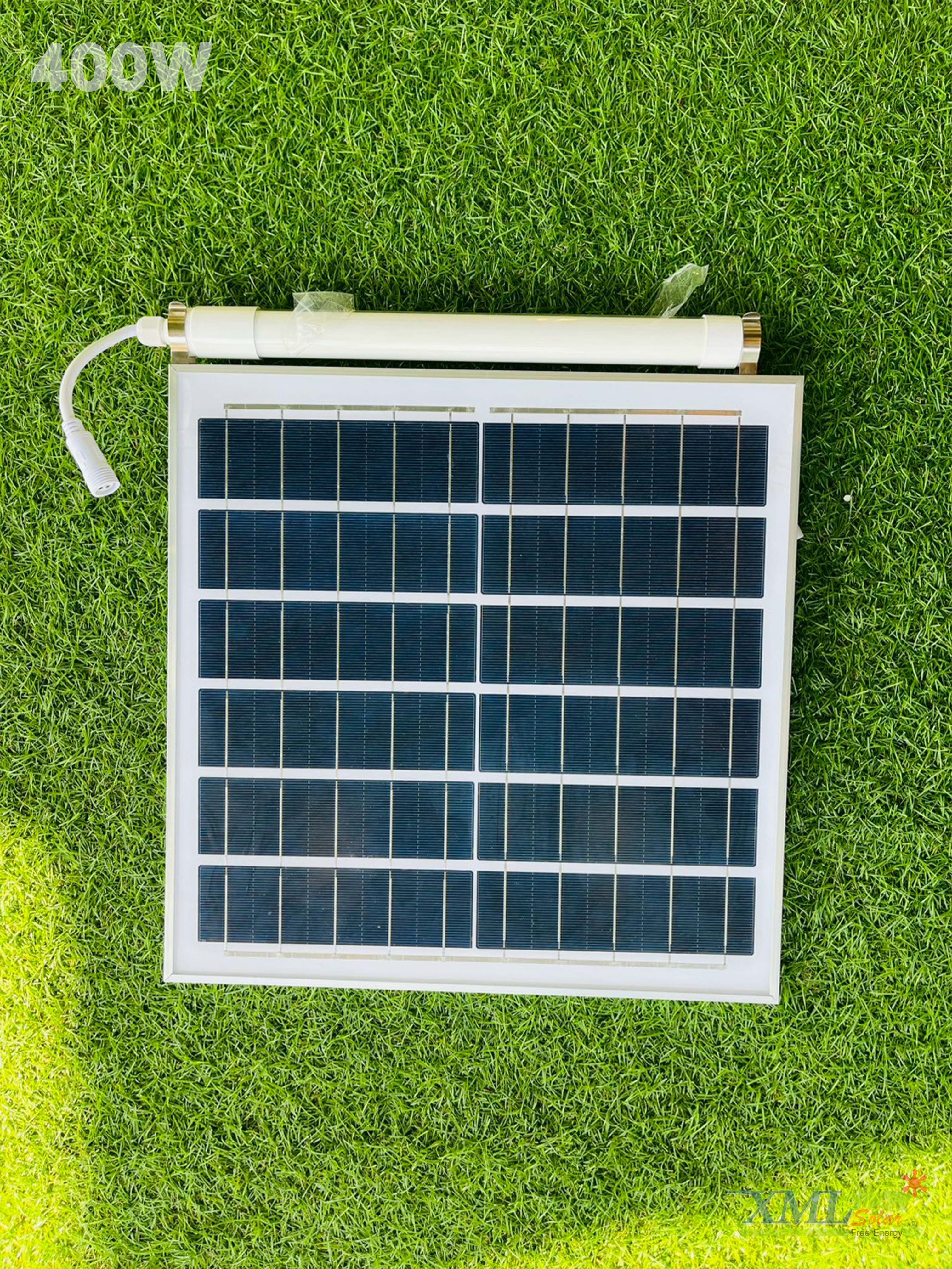 โคมไฟอเนกประสงค์โซล่าเซลล์ หลอดยาว 60 LED + Motion Sensor (แสงขาว)