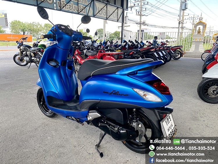 ★ดาวน์3,500★GRAND FILANO ปี 66 สีน้ำเงิน เครื่องเดิมแน่น ขับขี่นิ่มๆ ยูบ็อกใหญ่ ชุดสีสวยเป๊ะ เครื่องดี ศูนย์ดี ราคา 49,900
