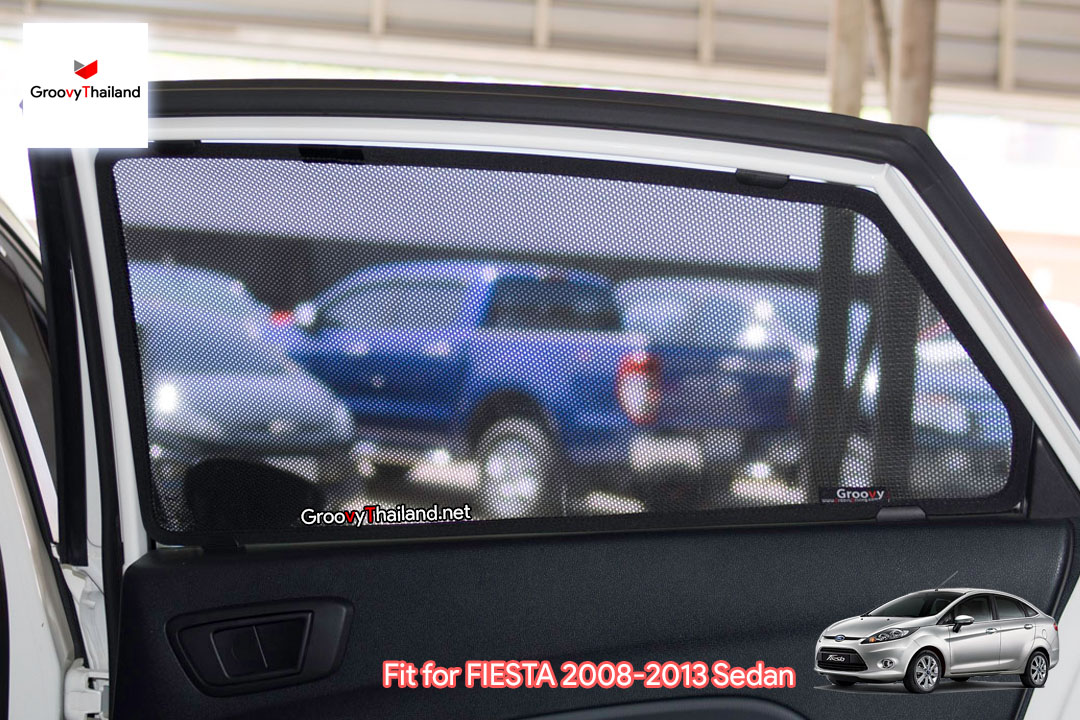 ม่านบังแดด FORD FIESTA Gen6 SD-Sedan (4 pcs)