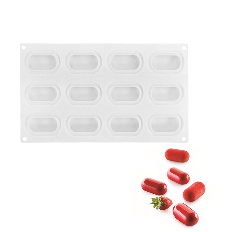 โมล(Mold) แม่พิมพ์ซิลิโคน ทำวุ้น ขนม สบู่ งานdiy รูปยา 12 ช่อง ( 30 G.)