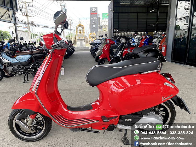 ★ฟรีดาวน์★VESPA SPRINT 125 I GET ABS ปี67 สีแดงสด ไมล์วิ่งน้อย เครื่องแน่นๆ ชุดสีสวยเวอร์ เครื่องดี ศูนย์ดี ราคา 77,500