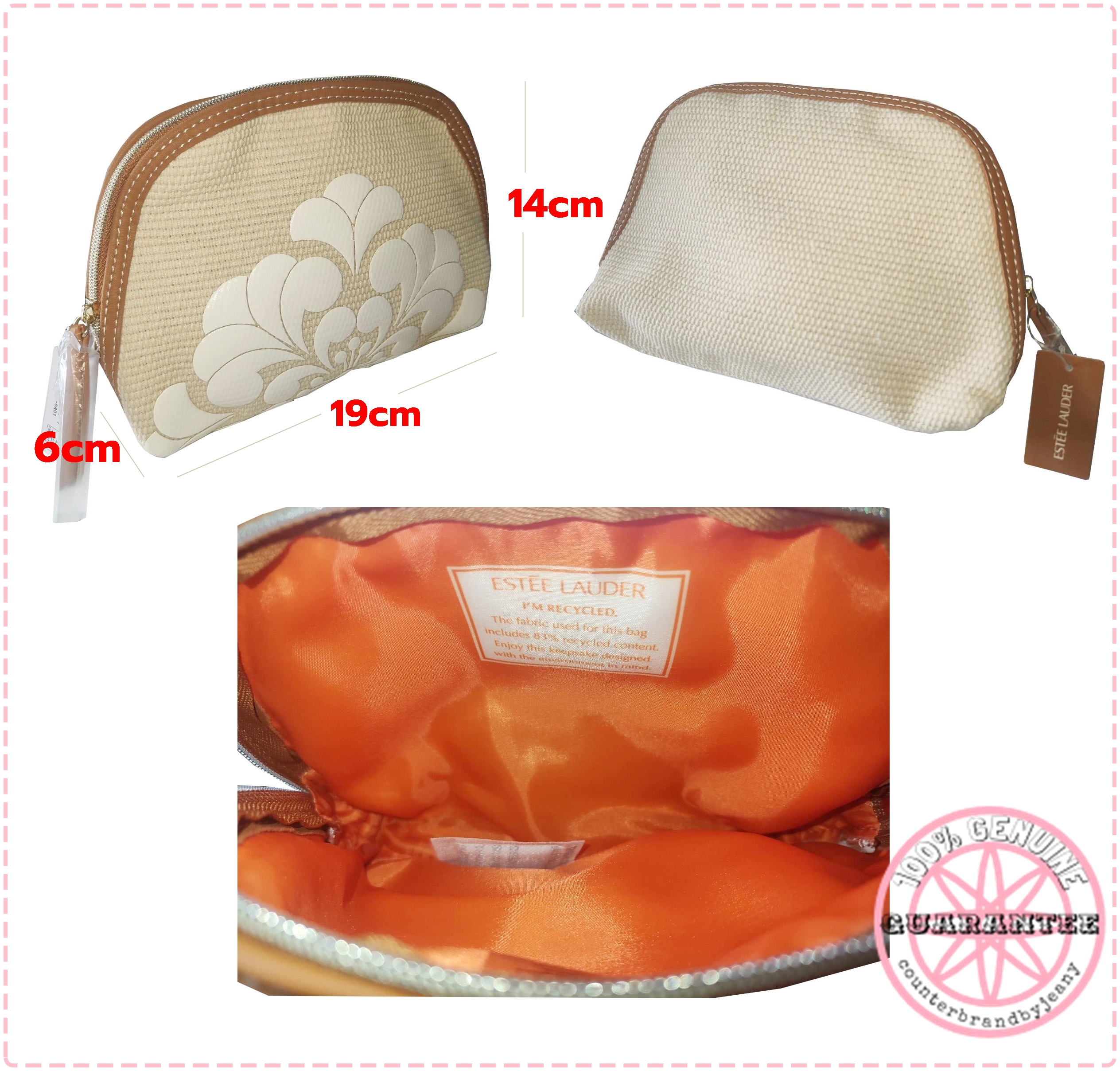 กระเป๋าเครื่องสำอาง สไตล์วินเทจ ESTEE LAUDER Vintage Pouch (พร้อมส่ง)