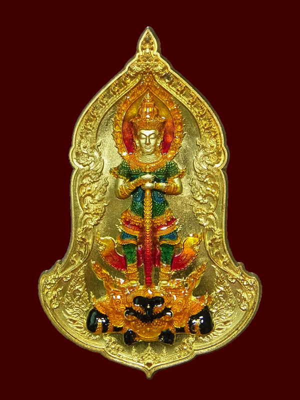 เหรียญท้าวเวสสุวรรณโณ หน้าเทวดา หลวงพ่อพัฒน์ ปี2565