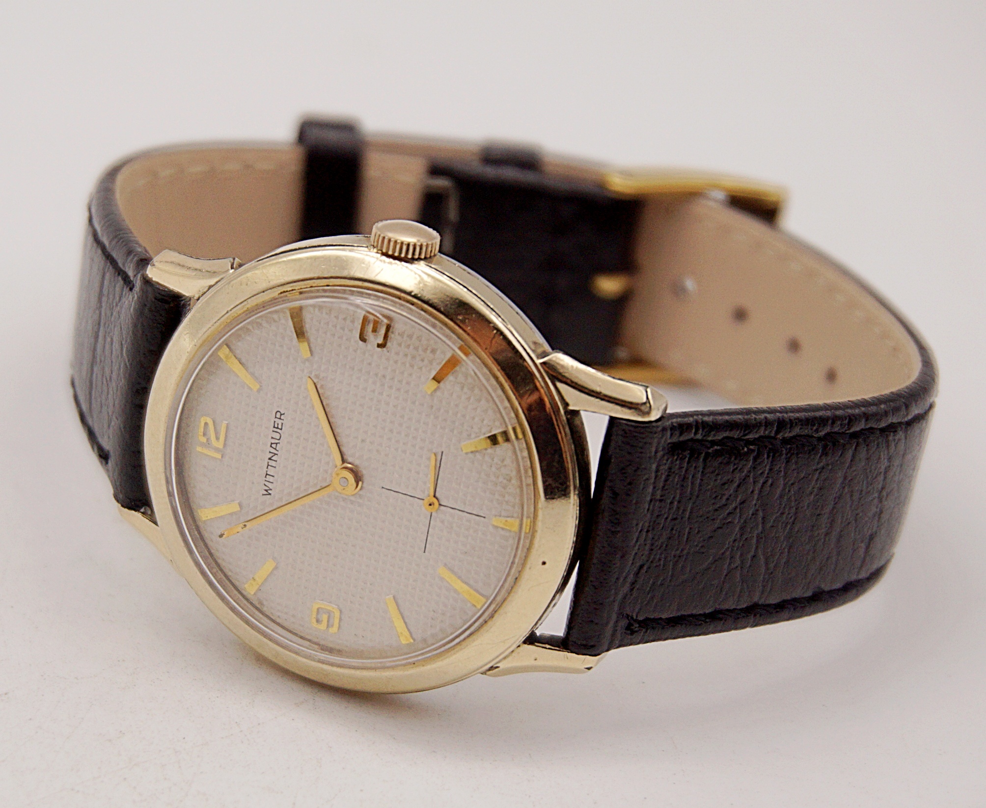 นาฬิกาเก่า WITTNAUER BY LONGINES ไขลานสองเข็มครึ่ง