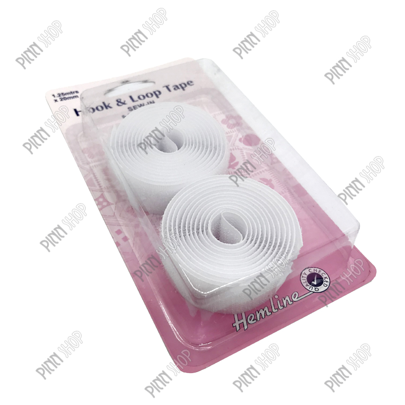 ตีนตุ๊กแกสีขาว กว้าง 2 ซม.