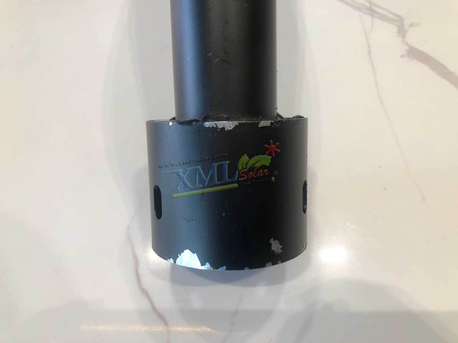 ขายึดโคมไฟ UFO ปลาย 3 นิ้ว แบบโค้ง (มีรอยขูดขีด)