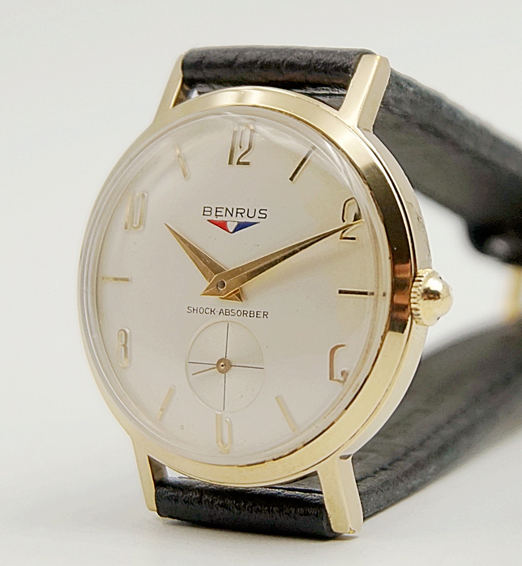 นาฬิกาเก่า BENRUS ไขลาน สองเข็มครึ่ง