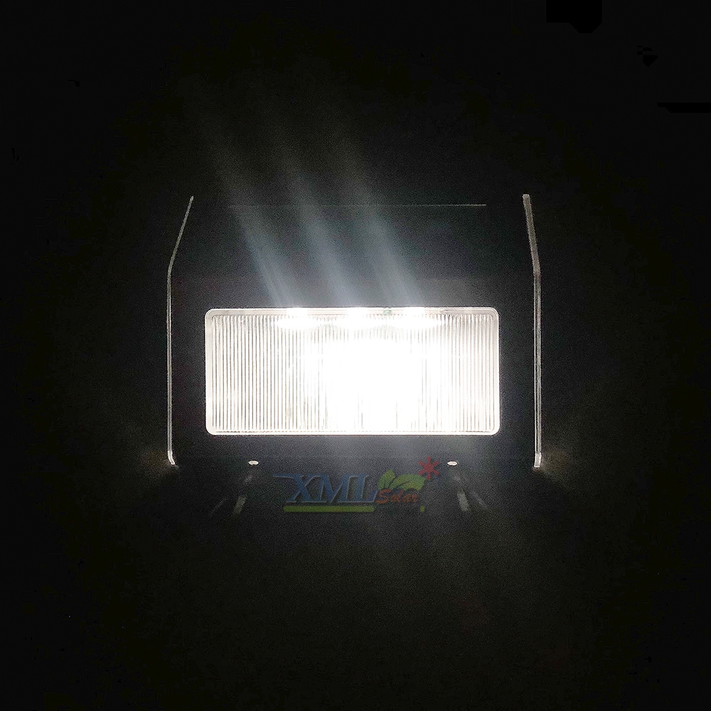 โคมไฟโซล่าเซลล์ติดผนัง 3 LED V.2 (แสง : ขาว)