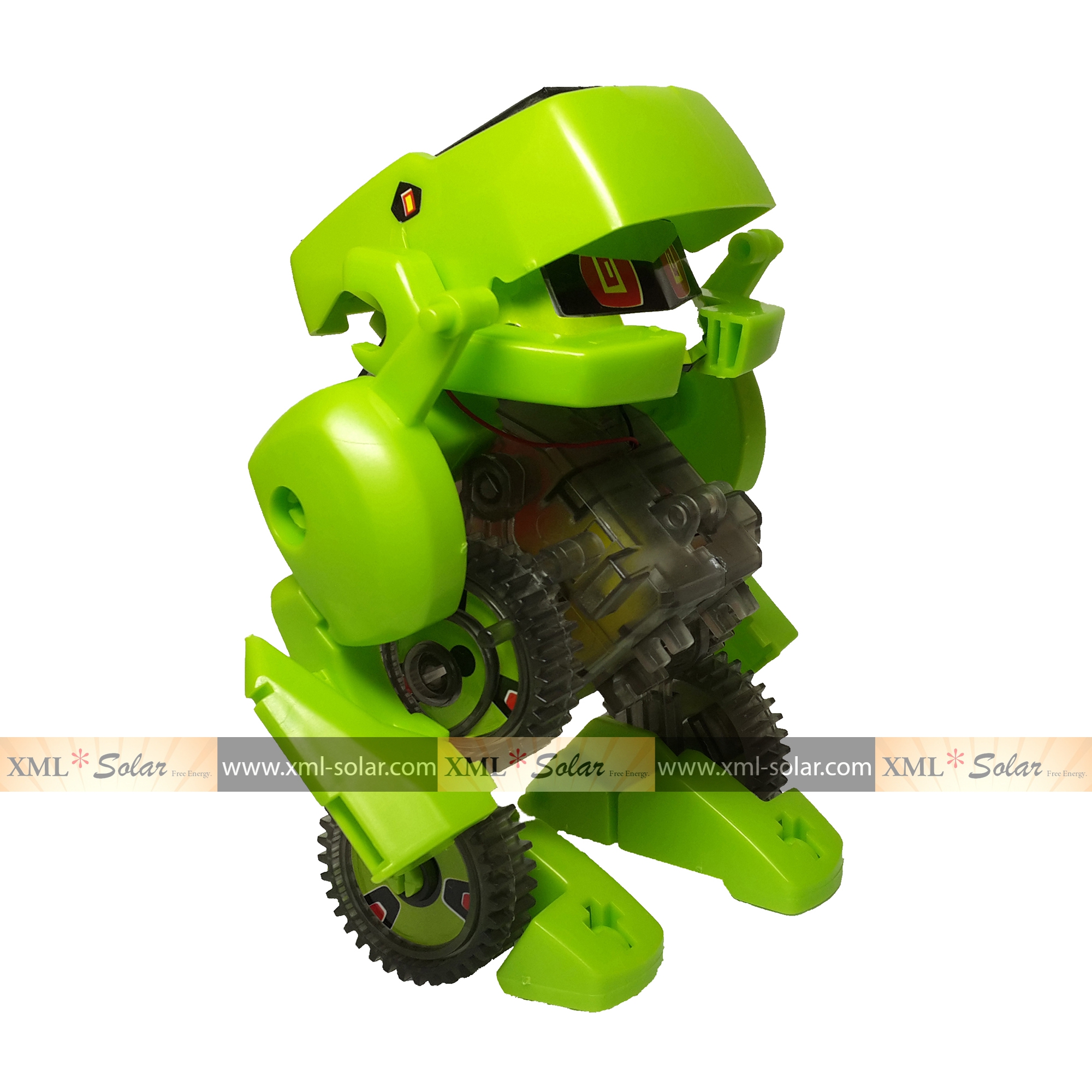 ของเล่นพลังงานแสงอาทิตย์ รุ่น 4 -in-1 (สีเขียว) (1 แถม 1)