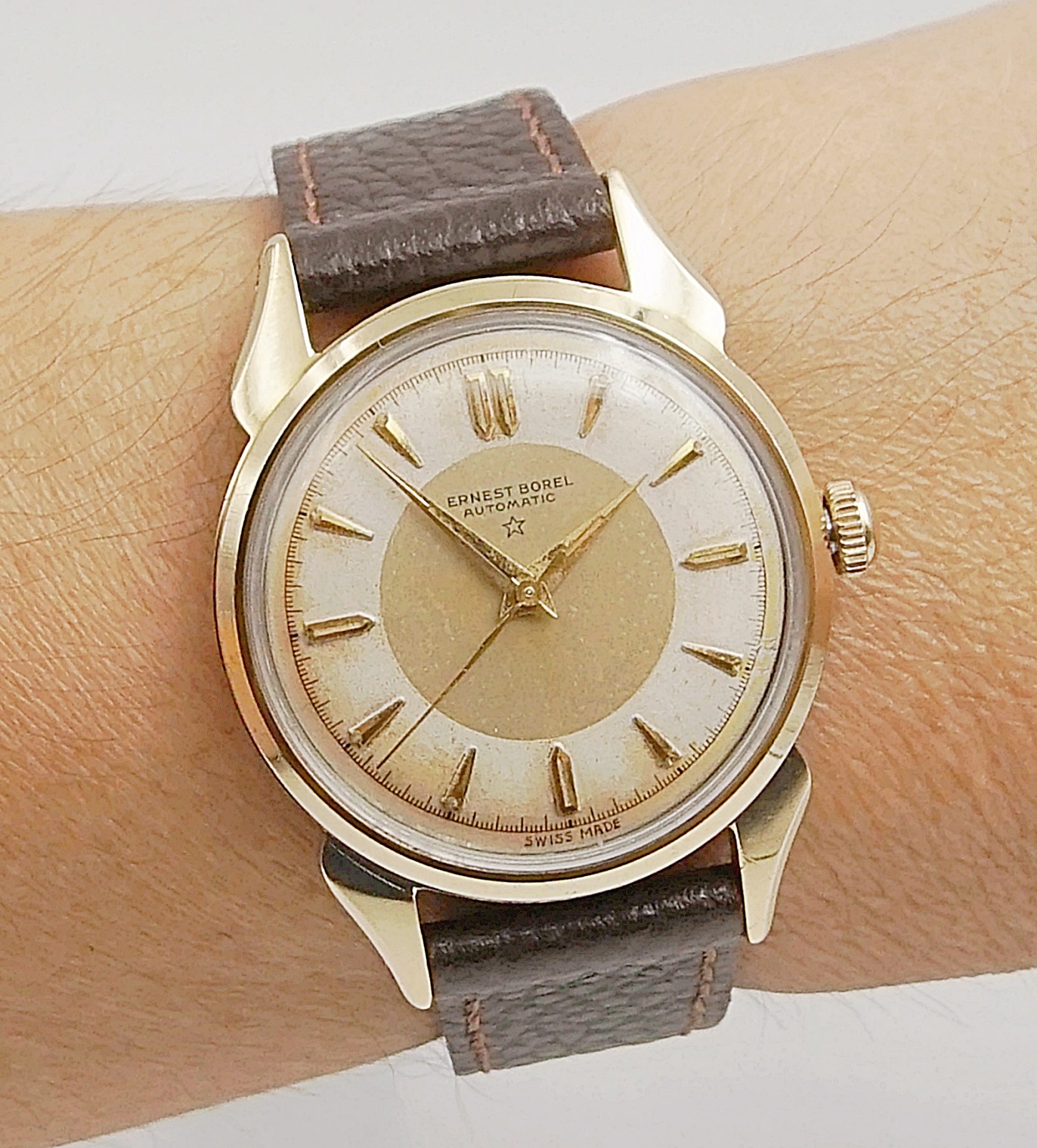 นาฬิกาเก่า ERNEST BOREL ออโตเมติก