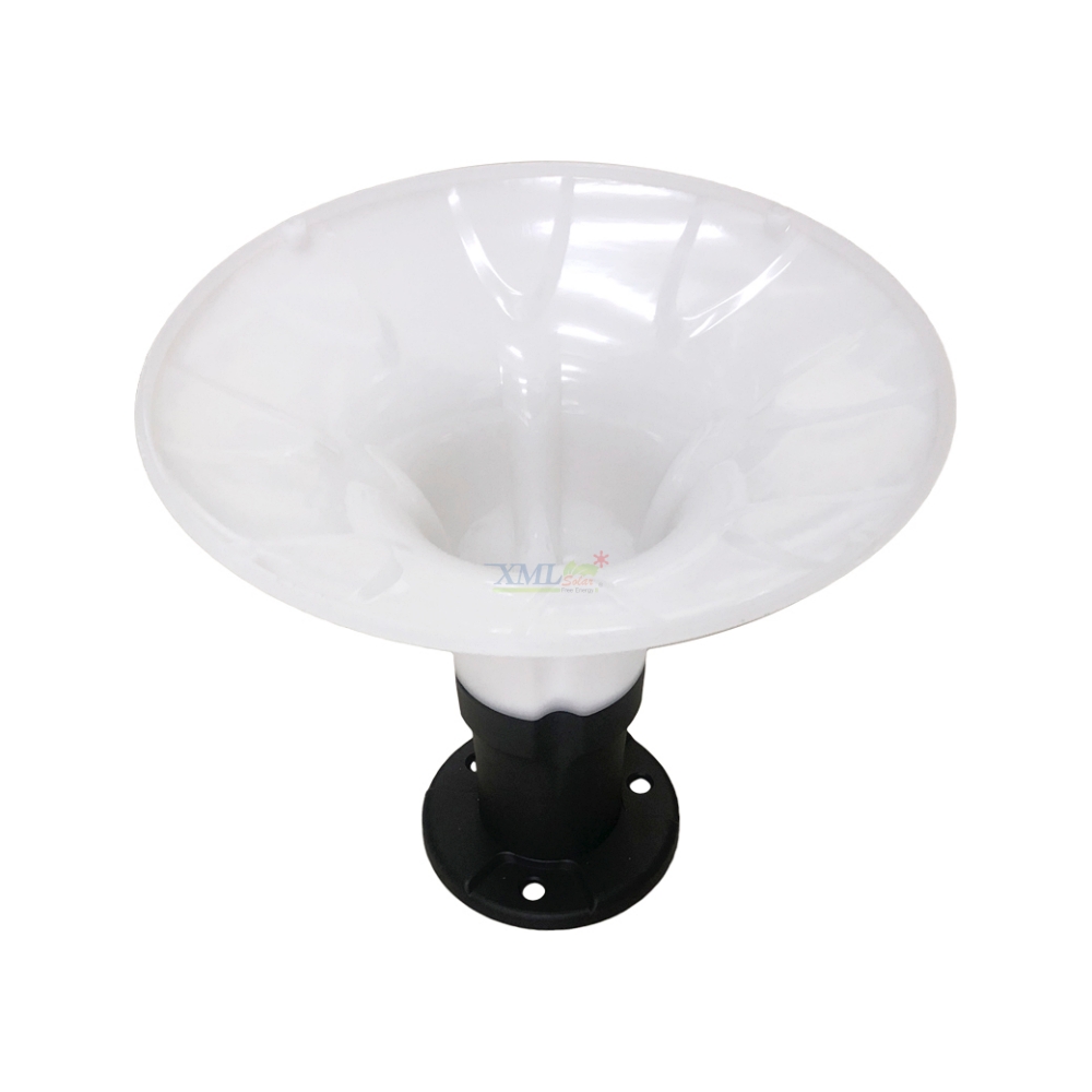 ไฟหัวเสาโซล่าเซลล์ ทรง Plaza 12 Super SMD LED (เเสง : ขาว)