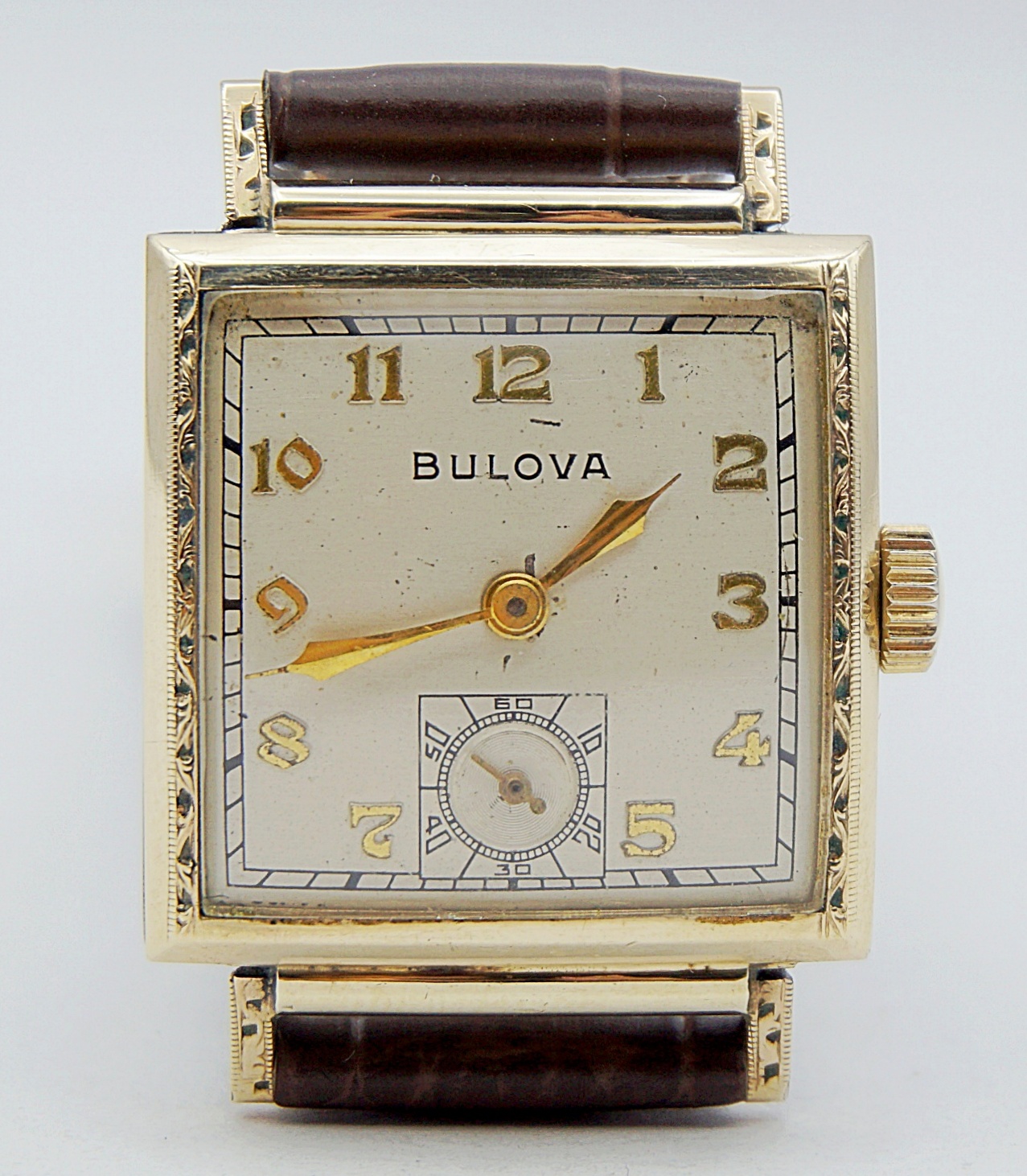 นาฬิกาเก่า BULOVA ไขลานสองเข็มครึ่ง