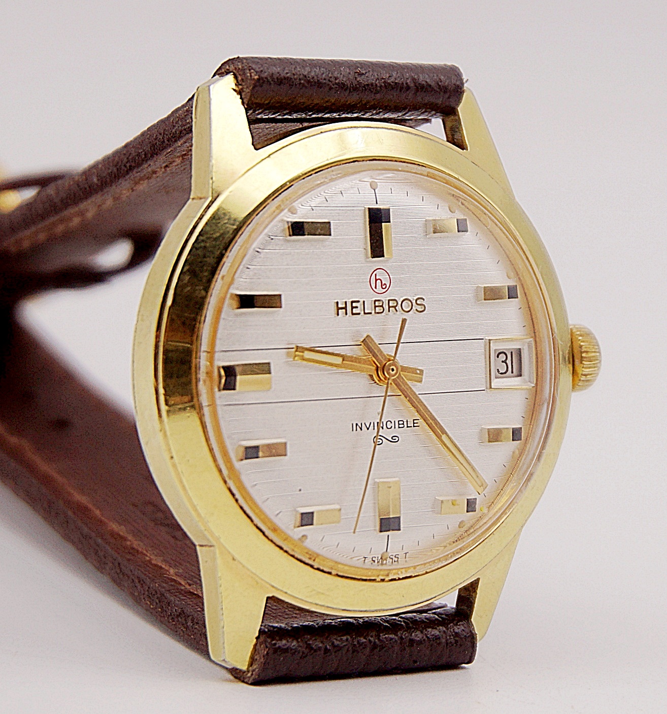 นาฬิกาเก่า HELBROS ไขลาน