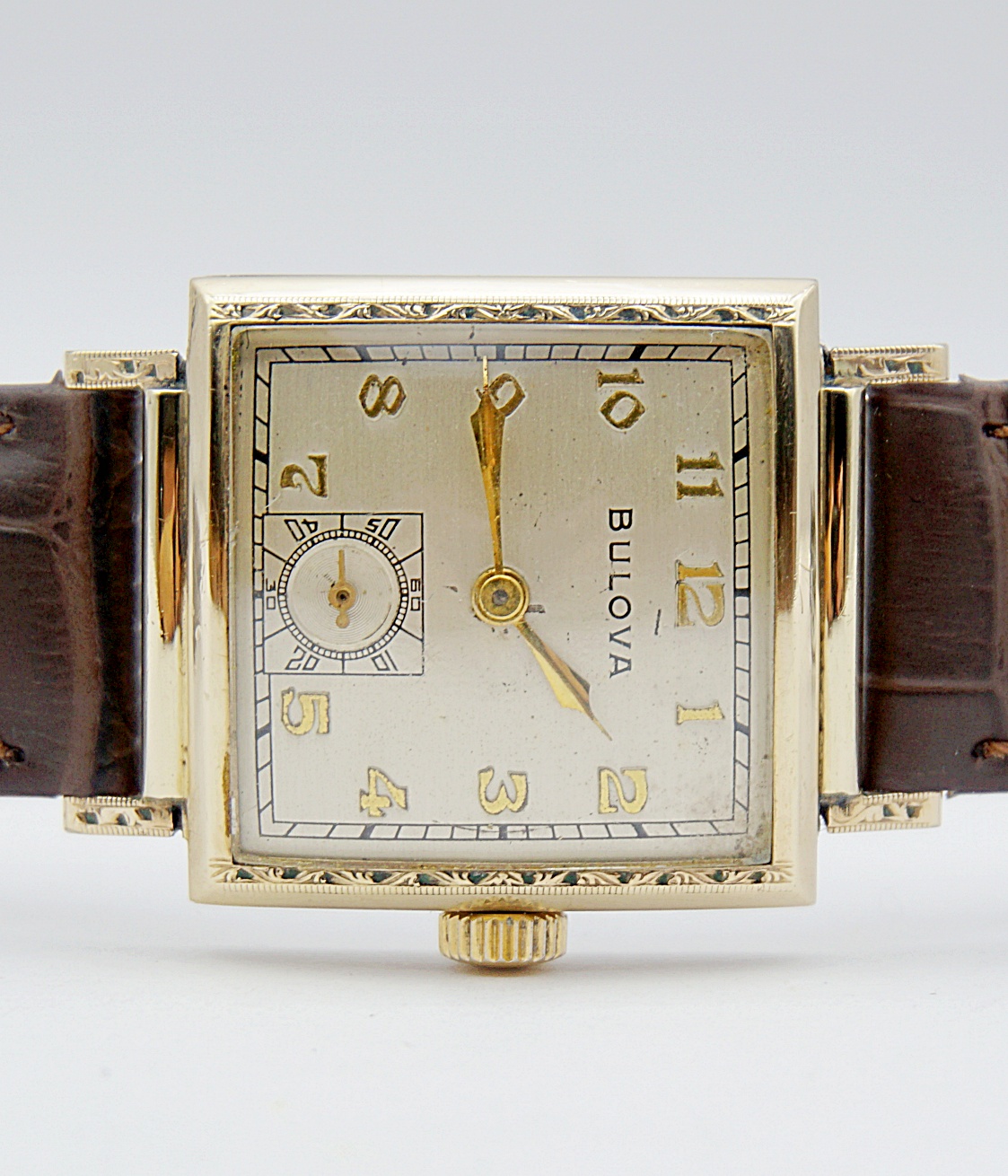 นาฬิกาเก่า BULOVA ไขลานสองเข็มครึ่ง