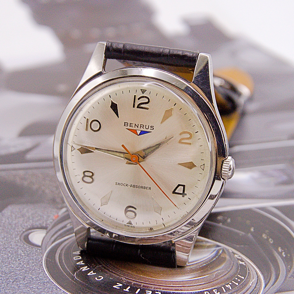 นาฬิกาเก่า BENRUS ไขลาน