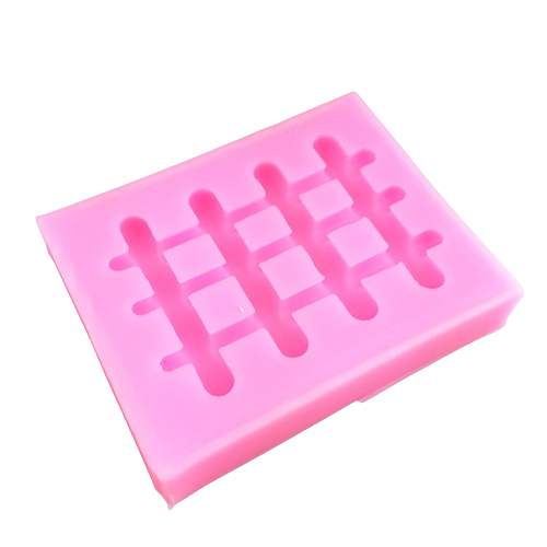 โมล แม่พิมพ์ซิลิโคน แม่พิมพ์สบู่ แม่พิมพ์วุ้น แม่พิมพ์ขนม ซิลิโคนสำหรับทำฟองดองท์ กัมเพส รูปรั้วขนาดเล็ก