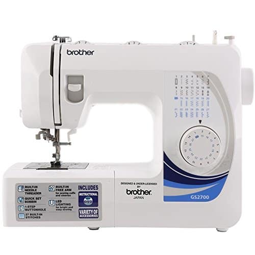 จักรเย็บผ้ายี่ห้อ Brother รุ่น GS-2700 จักรเย็บไฟฟ้าลายเย็บ 27 ลาย ฟรี! คอร์สเรียนออนไลน์ "ตัดเย็บเสื้อผ้าใส่เอง" และ "พื้นฐานการเย็บผ้า"+แผ่นรองจักร