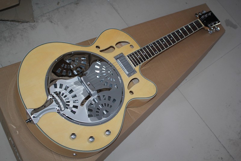 resonator guitar ฝาครอบโลหะ