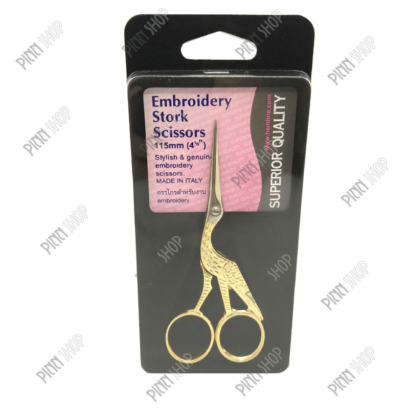 กรรไกรหงส์สีทอง 4.5 นิ้ว