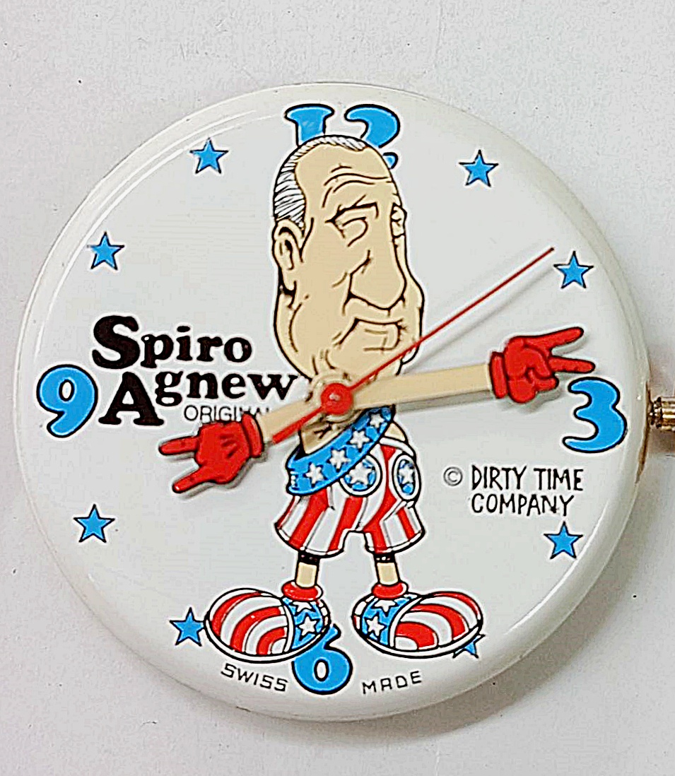 นาฬิกาเก่า SPIRO AGNEW ไขลาน