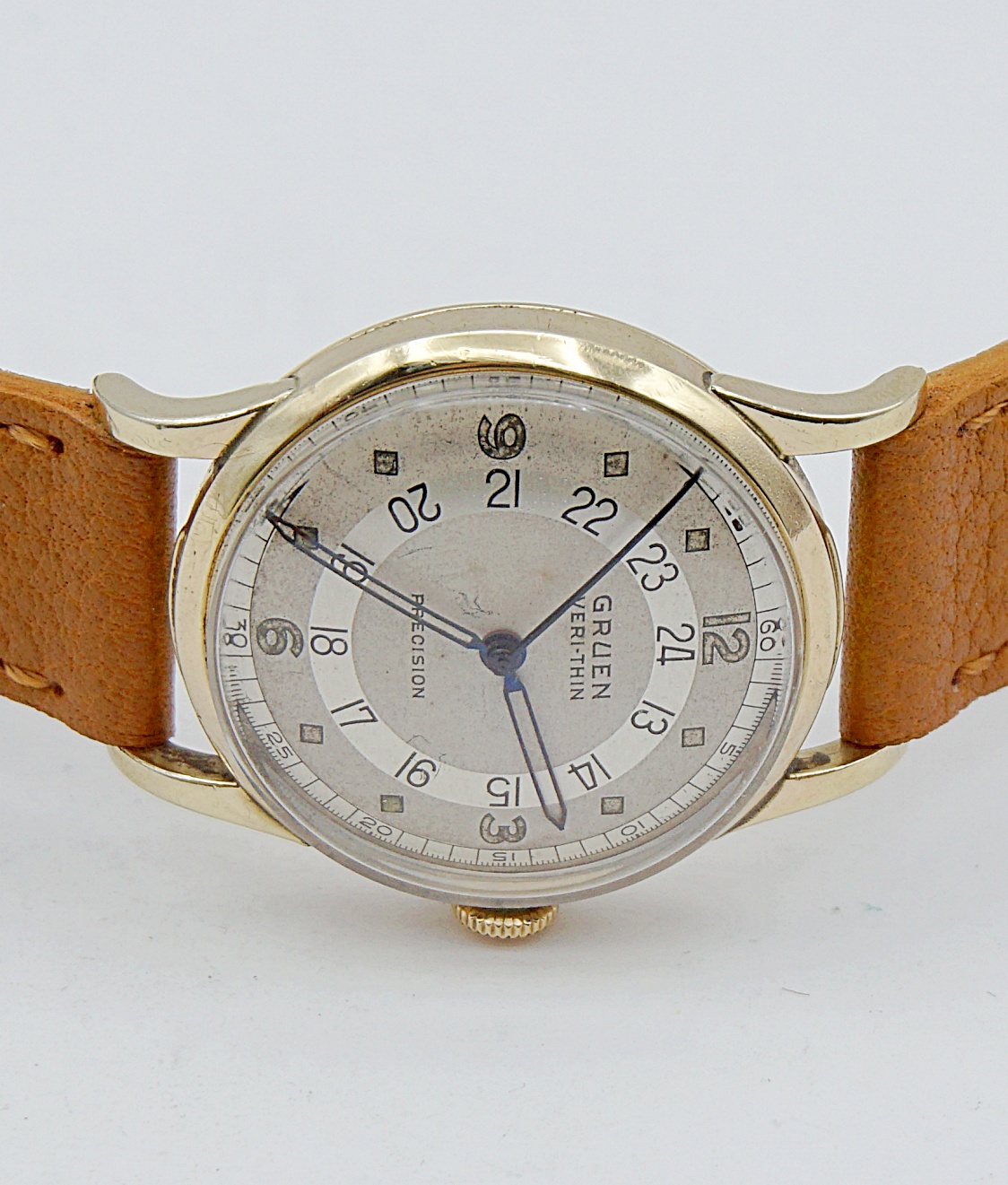 นาฬิกาเก่า GRUEN PAN AM ไขลาน